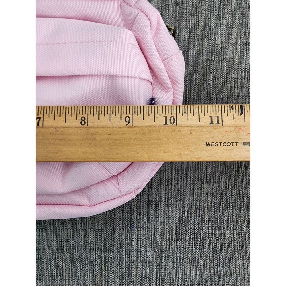 POLO RALPH LAUREN Pink Waist Pack Adjustable Blue White Striped Strap - Picture 8 of 9